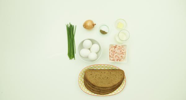 Preparación de los ingredientes.