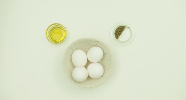 Preparación de los ingredientes.