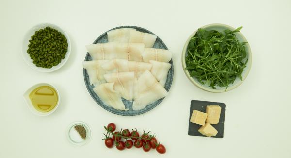 Preparación de los ingredientes.