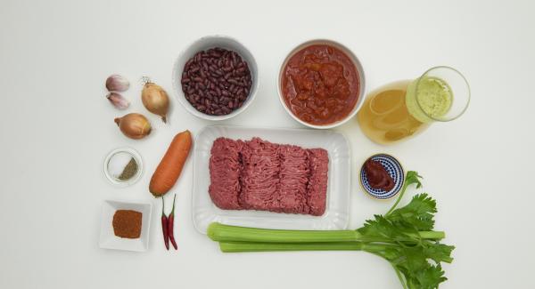 Preparación de los ingredientes