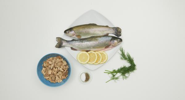 Preparación de los ingredientes.