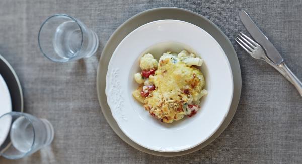 Coliflor al horno