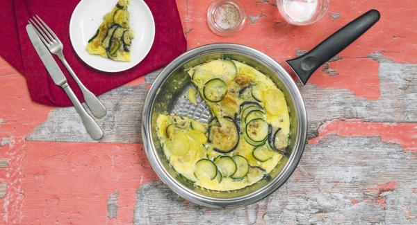 Tortilla de patatas con verduras