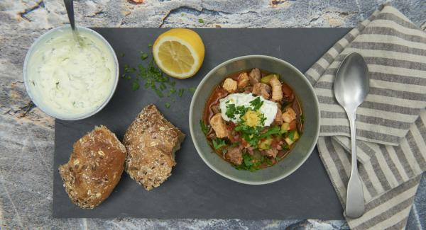 Guiso de verduras con carne