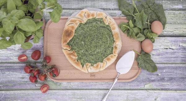 Torta de ricota y espinacas