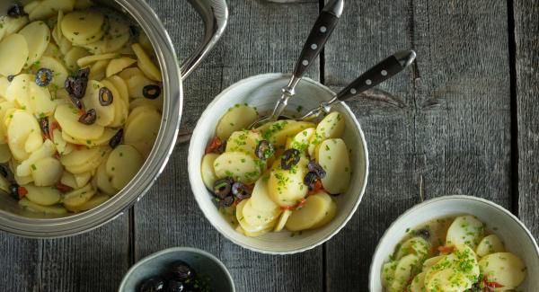 Ensalada de patatas rápida