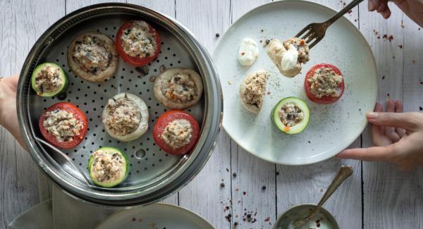 Verduras rellenas 