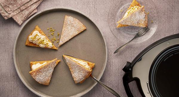 Tarta de crema de zanahoria