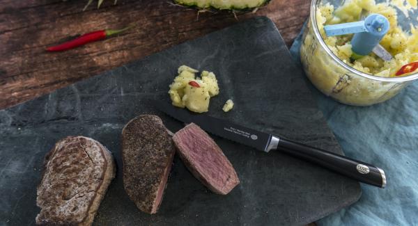 Filete en salsa agridulce con especias AMC Pepper Trio