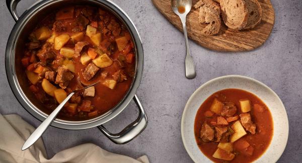 Estofado de ternera con patatas
