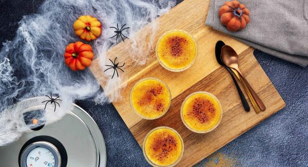 Creme brulé de calabaza