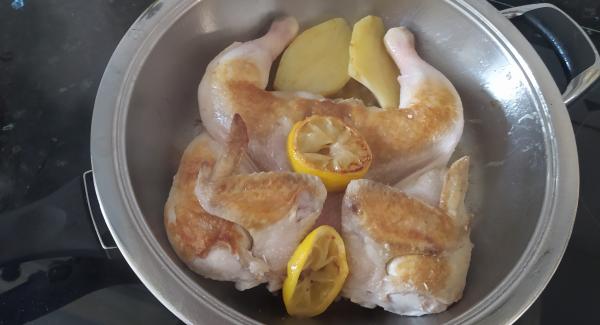 Pollo asado al limon