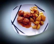 patatas fritas al ajo y provenzal