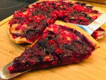 Quiche de frutos rojos
