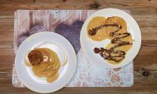 Tortitas con leche de almendra