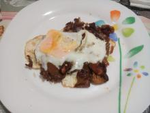 Huevos con setas