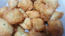 Buñuelos de bacalao a mi estilo
