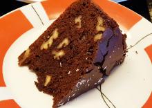 Bizcocho jugoso de chocolate