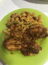 Pollo en salsa